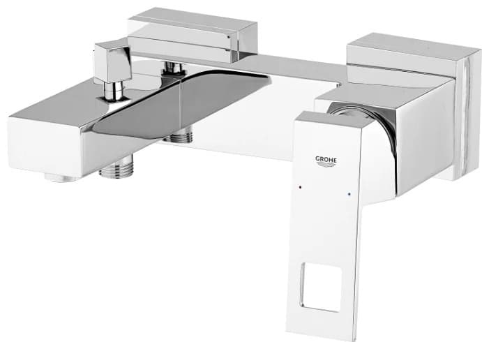 Смеситель для ванны с душем Grohe Eurocube 23140000, однозахватный
