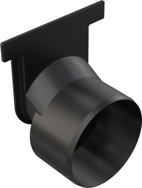 Alcaplast торцевой переходник AVZ-P010, черный