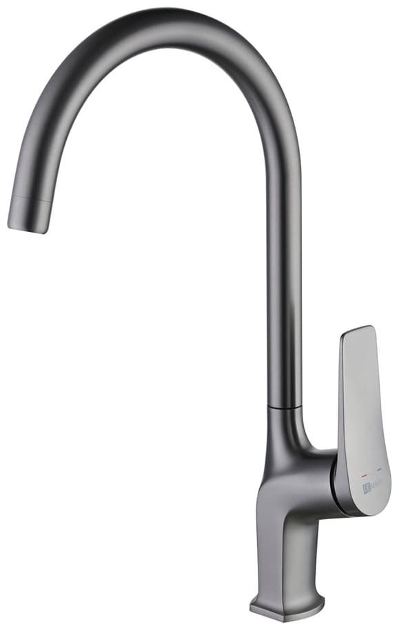Смеситель для кухни Lemark LM3705, латунь, цвет золотой, черный