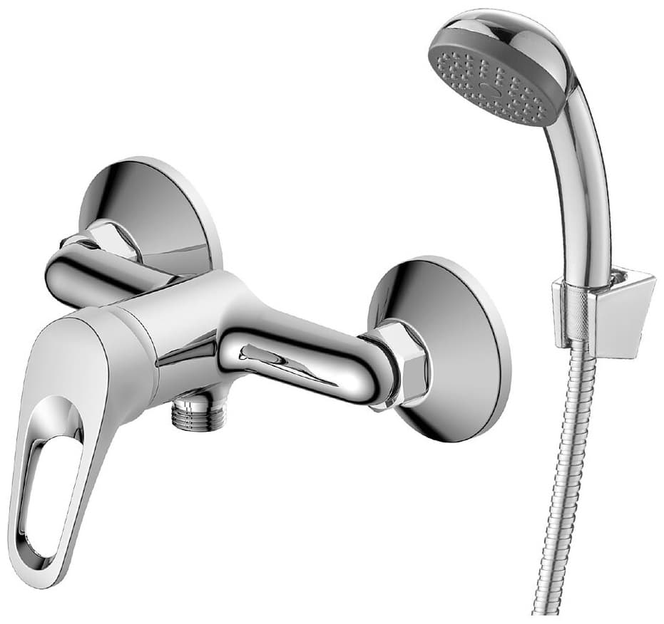Смеситель для ванны DecoRoom DR21056, латунь, цвет хром