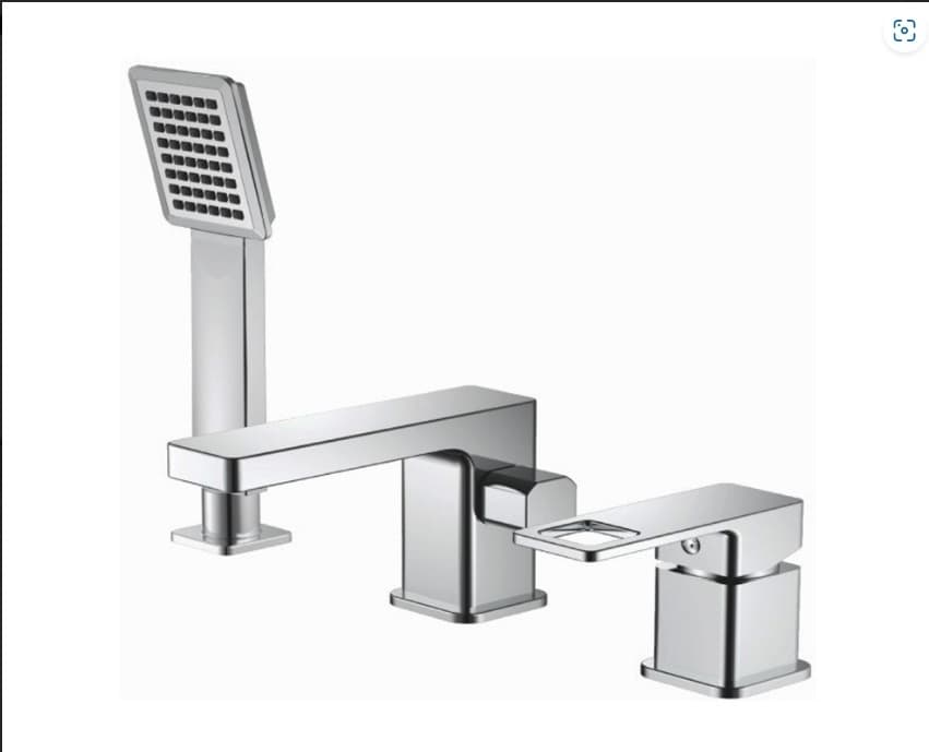 Смеситель для ванны Haiba HB80615, латунь, цвет хром