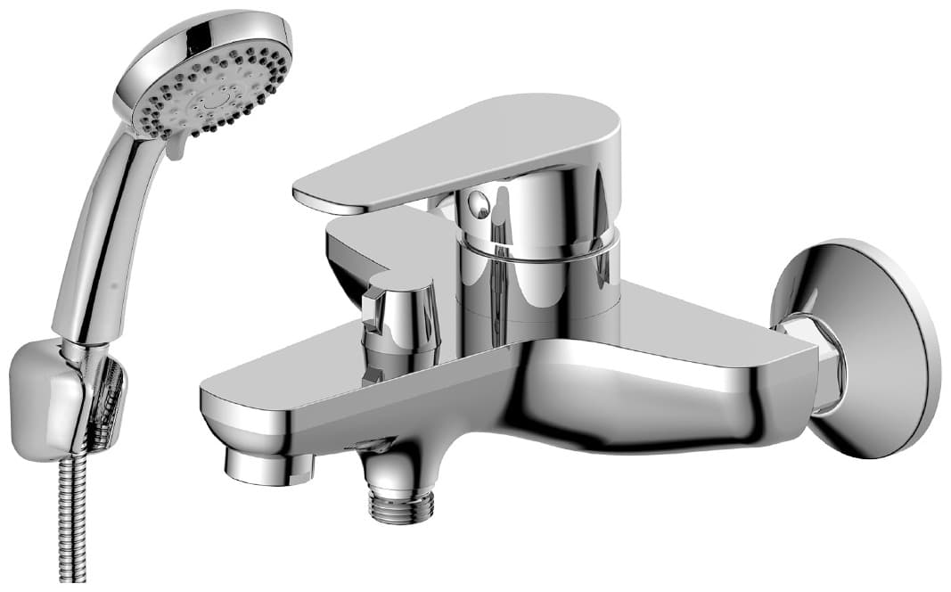 Смеситель для ванны с душем DecoRoom DR72036, однозахватный