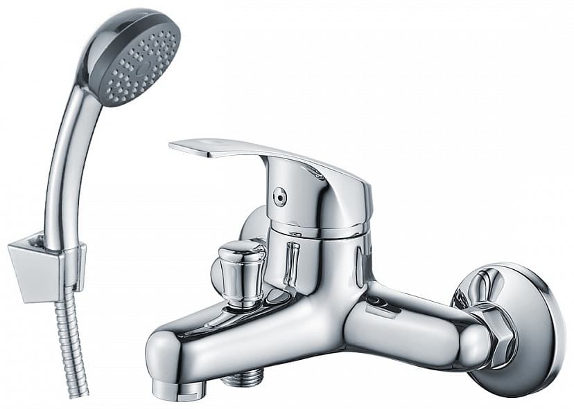 Смеситель для ванны DecoRoom DR71035, латунь, цвет хром