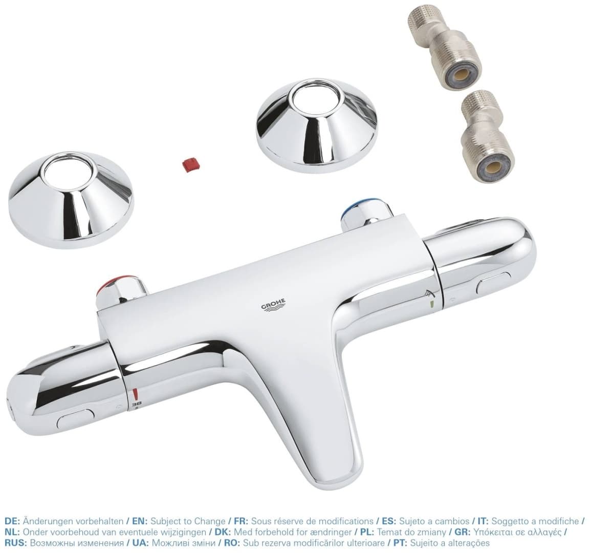 Смеситель для ванны Grohe Grohtherm 1000 Pro 34816003, латунь, цвет хром