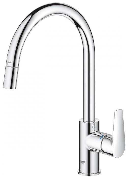 Смеситель для кухни Grohe 30536000, латунь, цвет серебряный