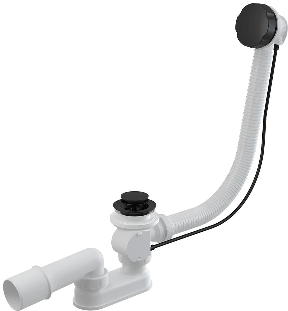 Сифон Alcaplast A55BLACK 40 мм, 50 мм