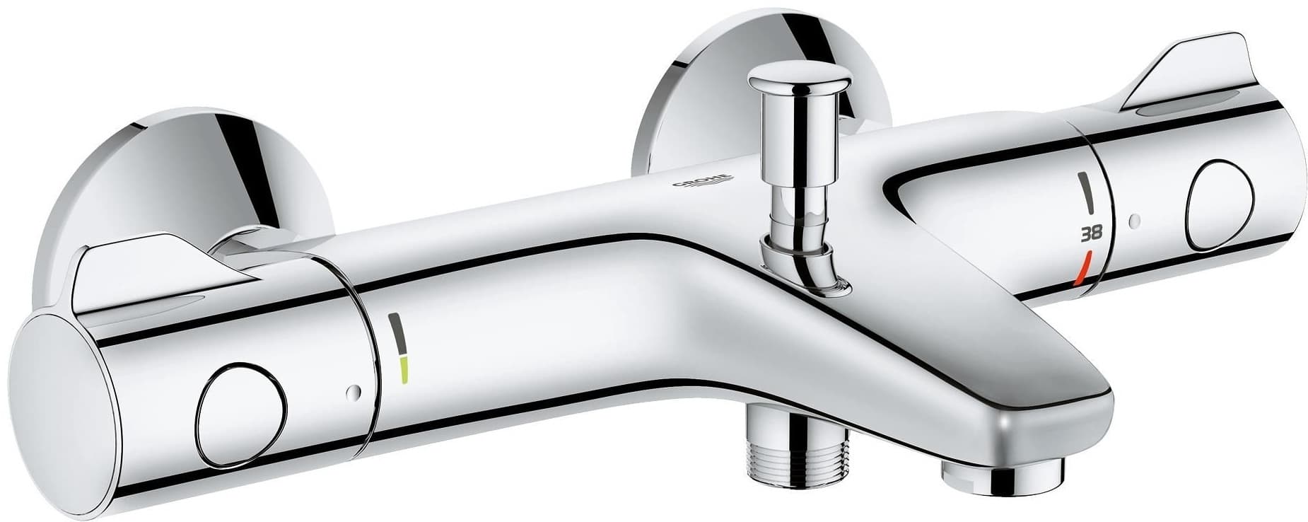 Смеситель для ванны с душем Grohe 34567000-WH, двухзахватный
