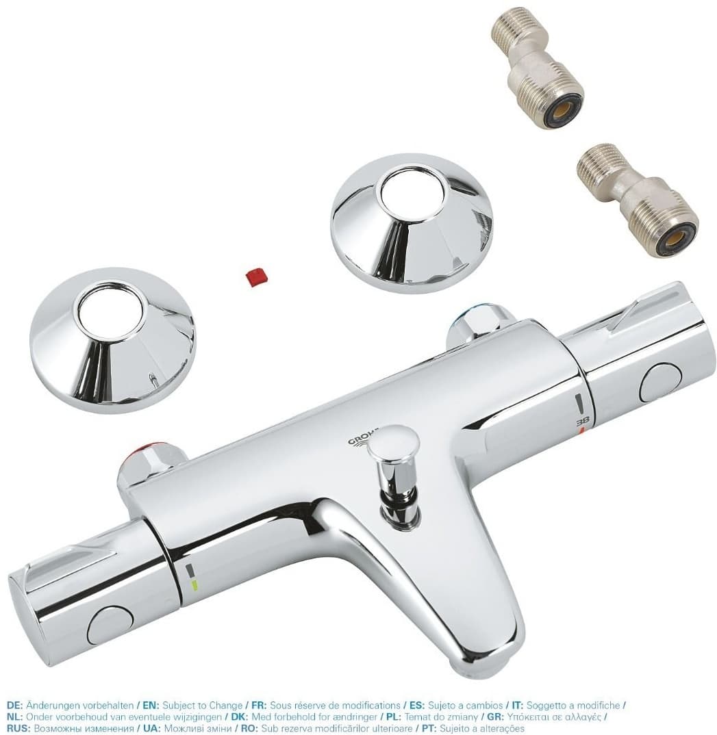 Смеситель для ванны с душем Grohe 34567000-WH, двухзахватный