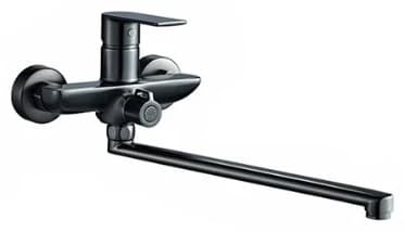 Смеситель для ванны Haiba HB22505-3, латунь, цвет графит