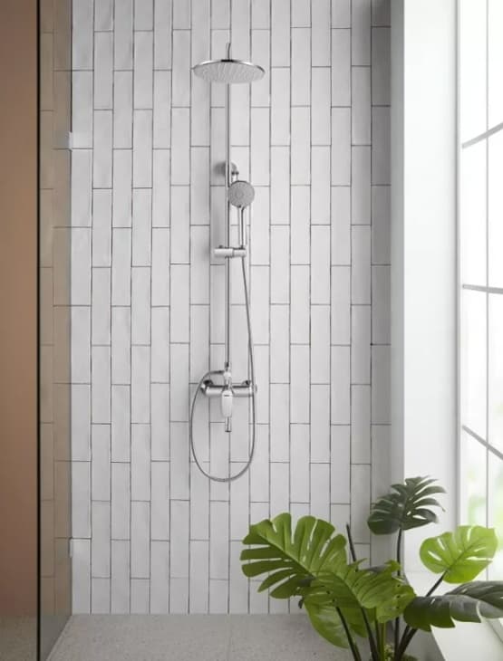 BRAVAT душевая стойка Rhein F6429564CP-A-ENG
