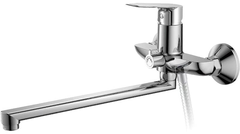 Смеситель для ванны Haiba HB22506, латунь, цвет хром