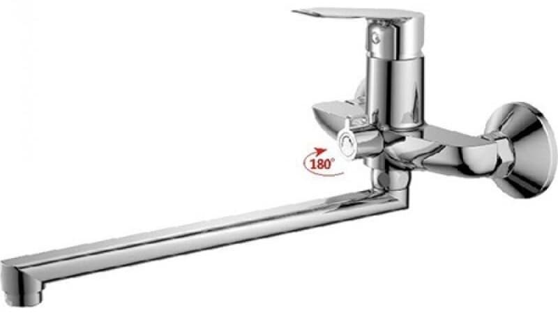 Смеситель для ванны Haiba HB22506, латунь, цвет хром