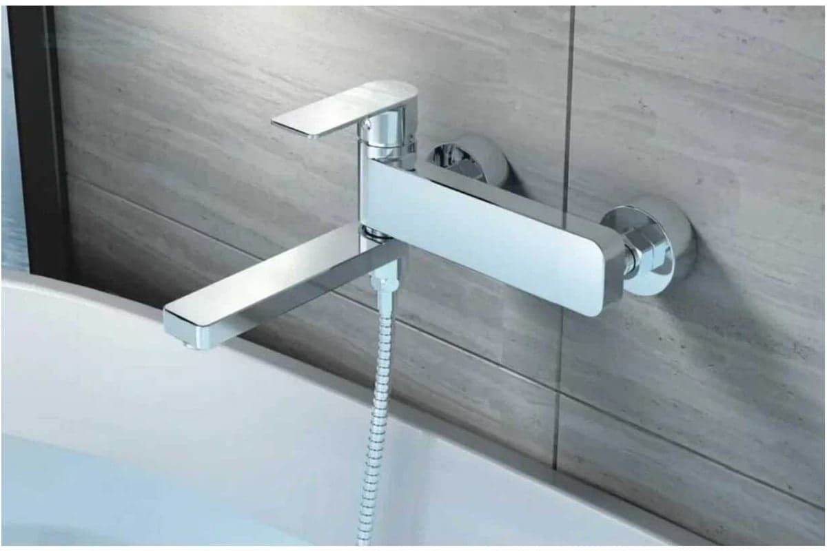 Смеситель для ванны Haiba HB61590, латунь, цвет хром