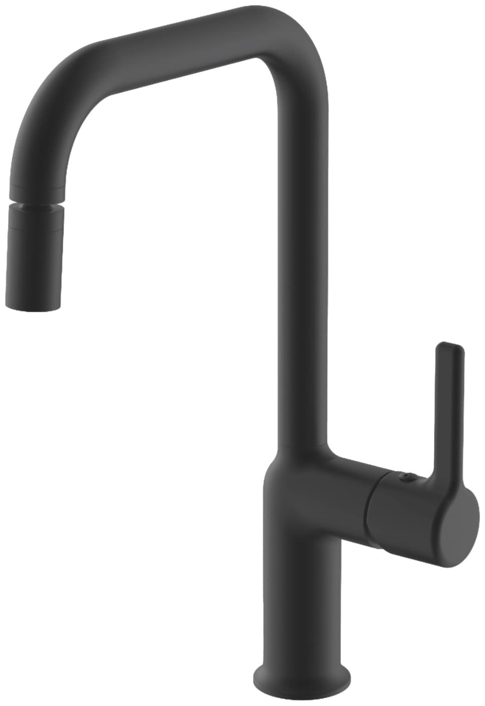 Смеситель для кухни Haiba HB70814-7, латунь, цвет черный