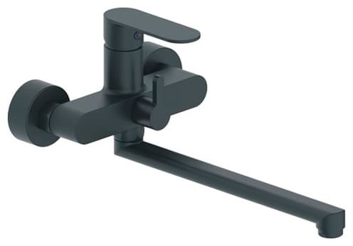 Смеситель для ванны Haiba HB22590-7, латунь, цвет черный