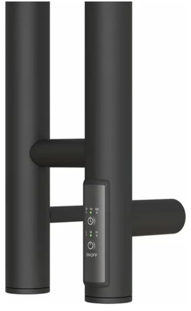 Полотенцесушитель электрический POINT PN12812B, I-образный 8x120 см