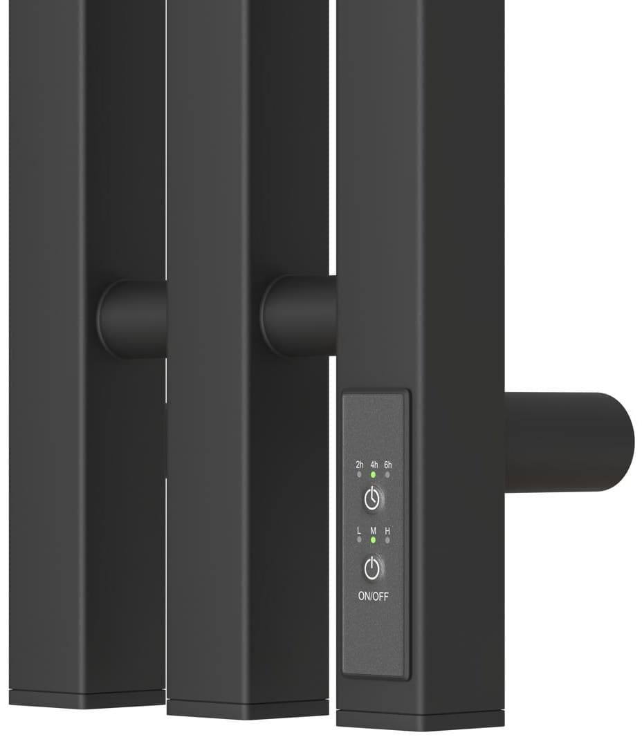 Полотенцесушитель электрический POINT PN13822B, I-образный 12x120 см