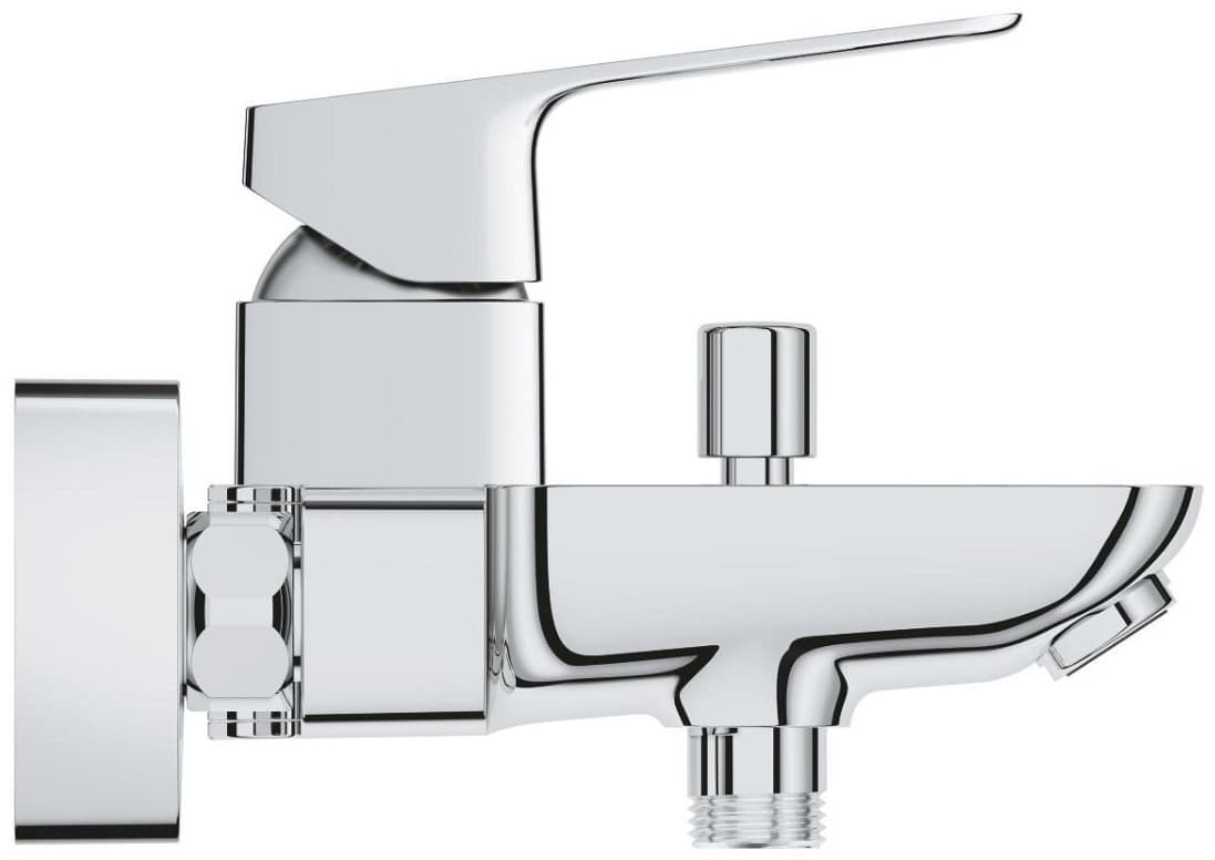 Смеситель для ванны Grohe Cubeo 1018130000, латунь, цвет серебристый