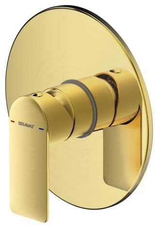 Смеситель для ванны BRAVAT PB8369402RBG-ENG, латунь, цвет золотистый