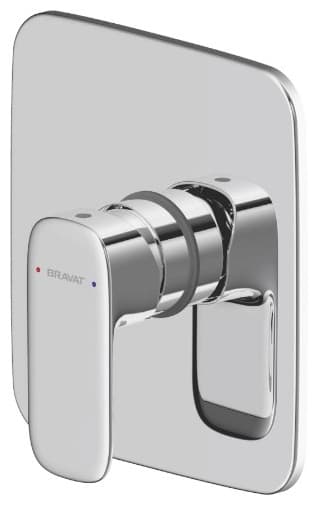 Смеситель для душа BRAVAT Aori PB8421454CP-ENG, латунь, цвет серебряный