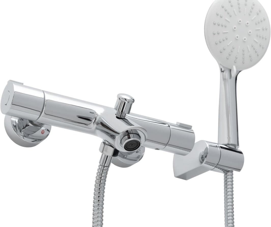 Смеситель для ванны Haiba HB60809, латунь, цвет серебряный