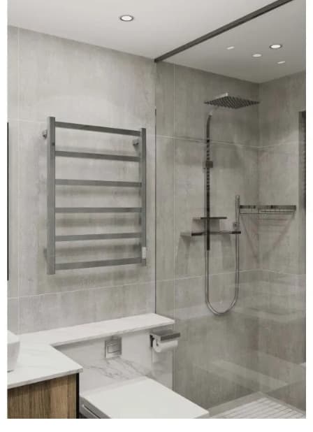 Полотенцесушитель электрический Двин J plaza neo 80/50, лесенка 50x80 см