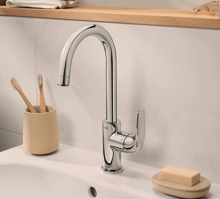 Смеситель для раковины (умывальника) Grohe Euroeco 24272001, однозахватный