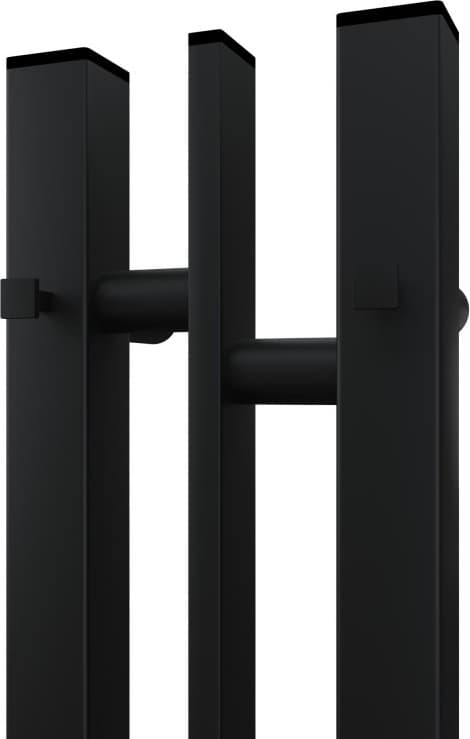 Полотенцесушитель электрический POINT PN20718B П2, I-образный 10x80 см