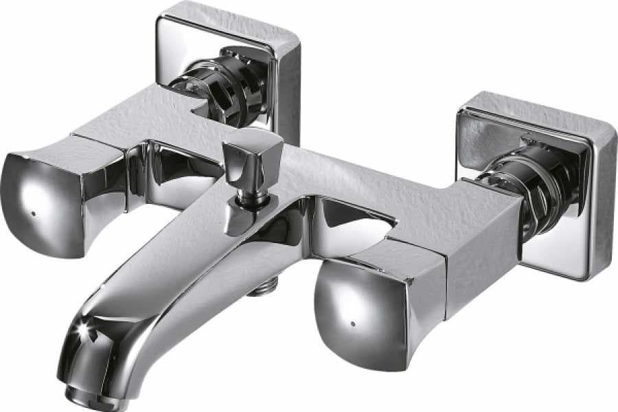 Смеситель для ванны с душем BRAVAT Whirlpool F678112C-01 Silver, двухзахватный