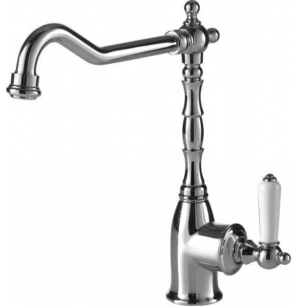 Смеситель для кухни (мойки) BRAVAT Art F775109C Silver, однозахватный