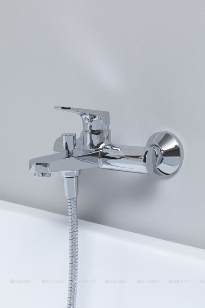Смеситель для ванны BRAVAT Eler F6191238CP-01, латунь, цвет хром