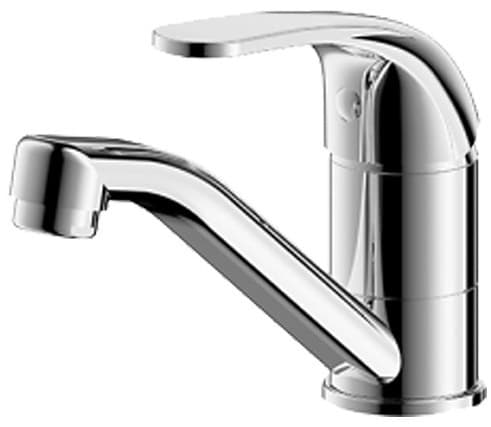 Смеситель для раковины (умывальника) BRAVAT Fit F1233188CP-RUS Silver, однозахватный