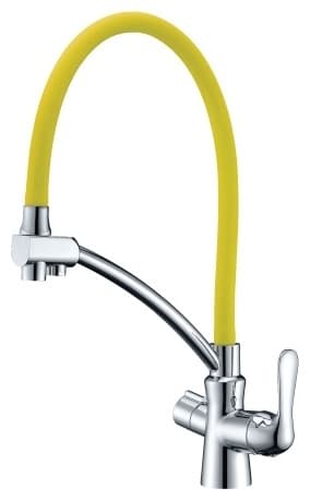 Смеситель для кухни (мойки) Lemark LM3070C-Blue, однозахватный