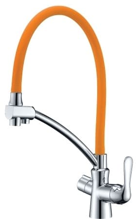 Смеситель для кухни (мойки) Lemark LM3070C-Blue, однозахватный