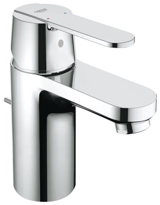 Смеситель для раковины Grohe Get, с донным клапаном, латунь, цвет серебристый