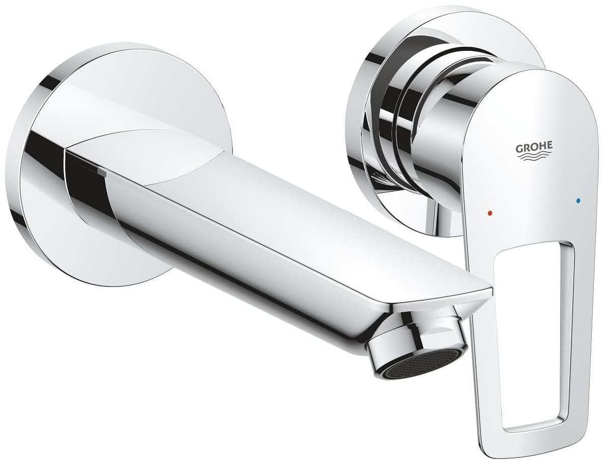 Смеситель Grohe BauLoop Смеситель для раковины на два отверстия (20289001), латунь, цвет хром