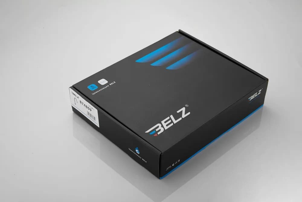 Смеситель с гибким изливом Belz B74810-5, нержавеющая сталь, цвет белый, золотой