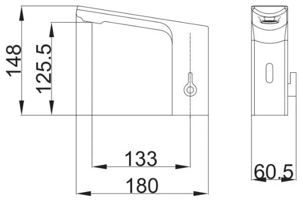 Смеситель Belz White House BELZ B524-7, латунь, цвет черный