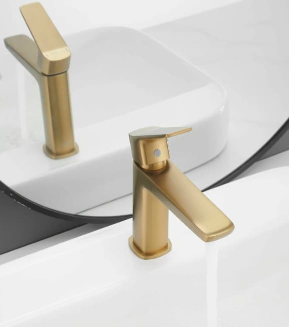 Смеситель Belz White House BELZ B10715-5, латунь, цвет золотой