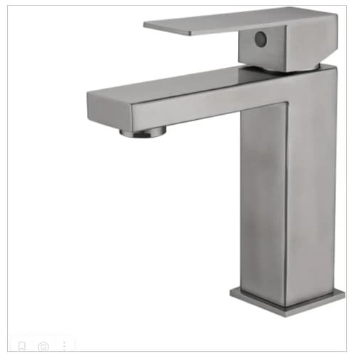 Смеситель Haiba HB10803-2, латунь, цвет стальной