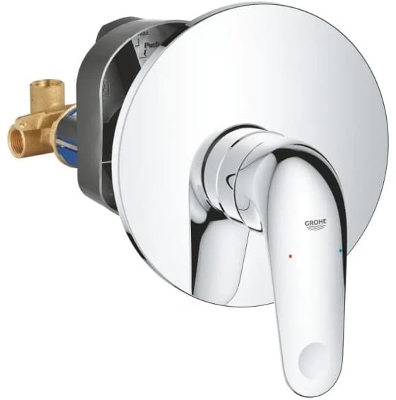 Смеситель для душа Grohe Euroeco 32742001, латунь, цвет серебристый