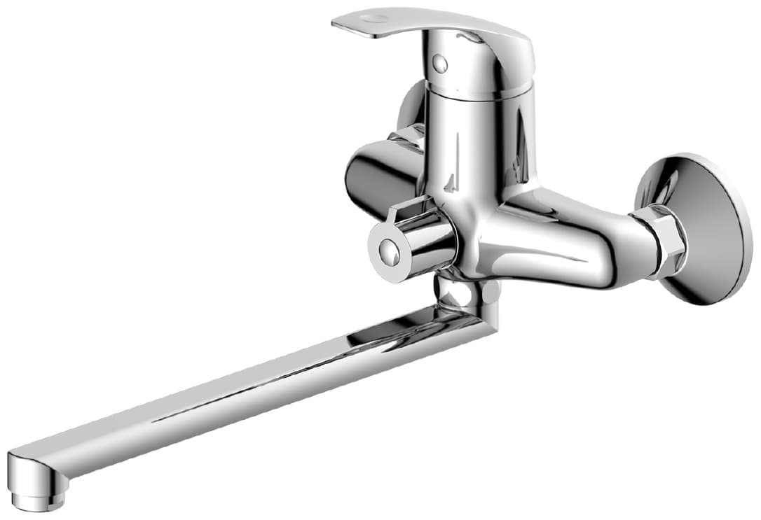 Смеситель для ванны DecoRoom DR71043, сплав алюминия, цвет хром
