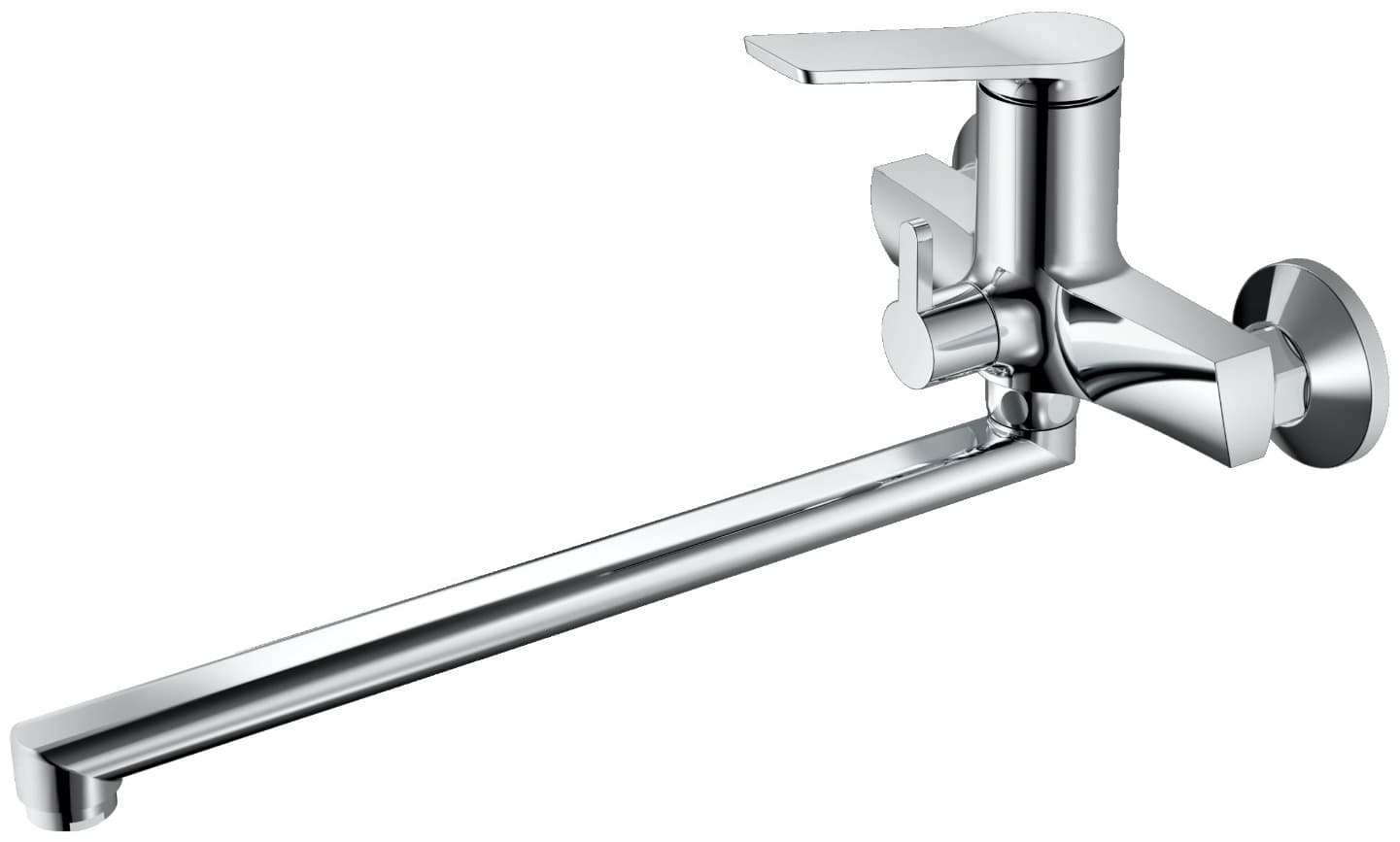 Смеситель для ванны Haiba HB22572, латунь, цвет хром