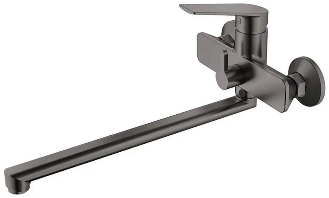 Смеситель с комплектующими Haiba HB22533-3, латунь, цвет графит