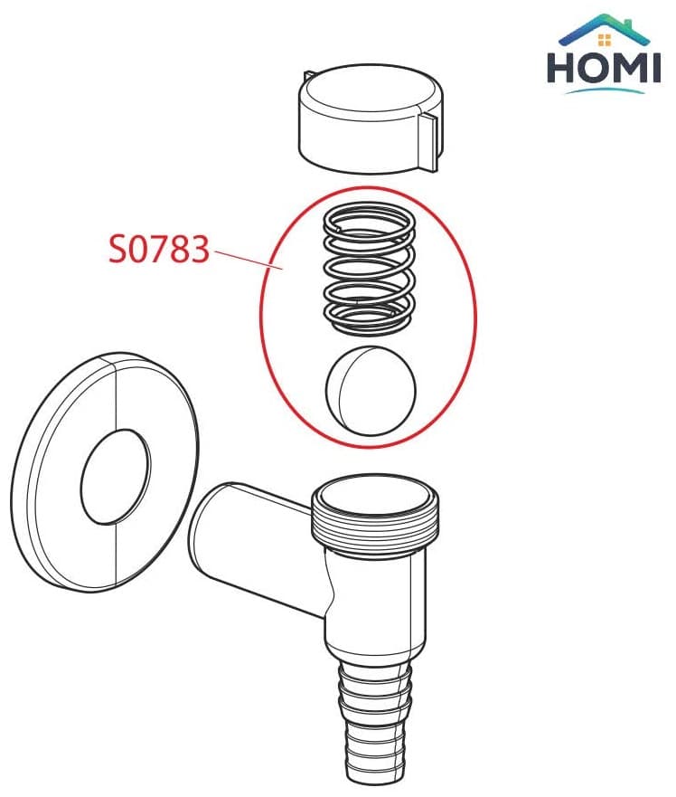 Сифон Alcaplast WallDrain Machine Chrome Dry 32 мм