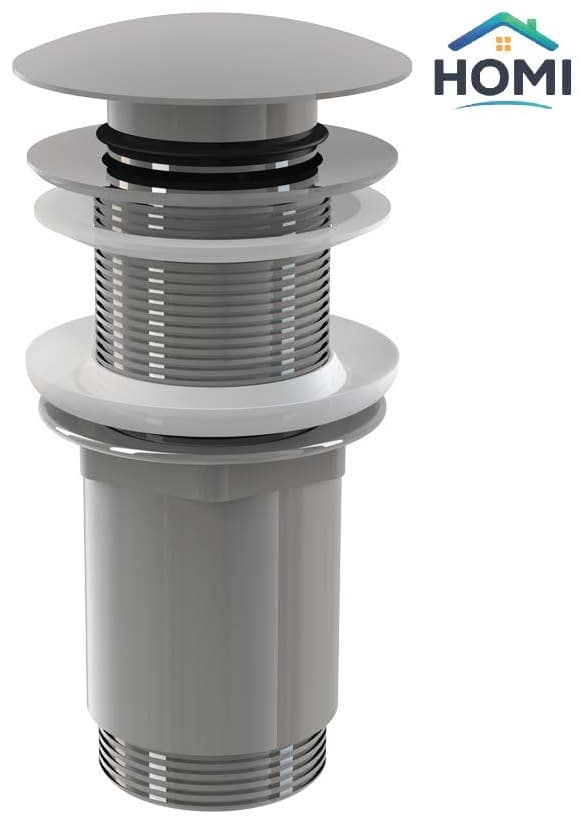 Донный клапан без перелива Alcaplast ClickFlow Solid 5/4 (без перелива) 32 мм