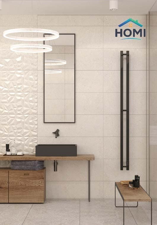 Полотенцесушитель электрический Двин TOWEL-E120-8Q-BK, лесенка 8x120 см