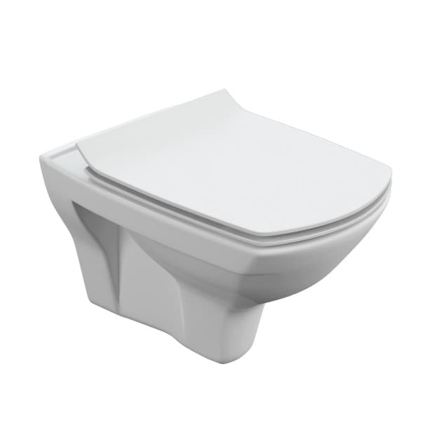 Подвесной унитаз CITY OVAL Clean On DPL EO slim