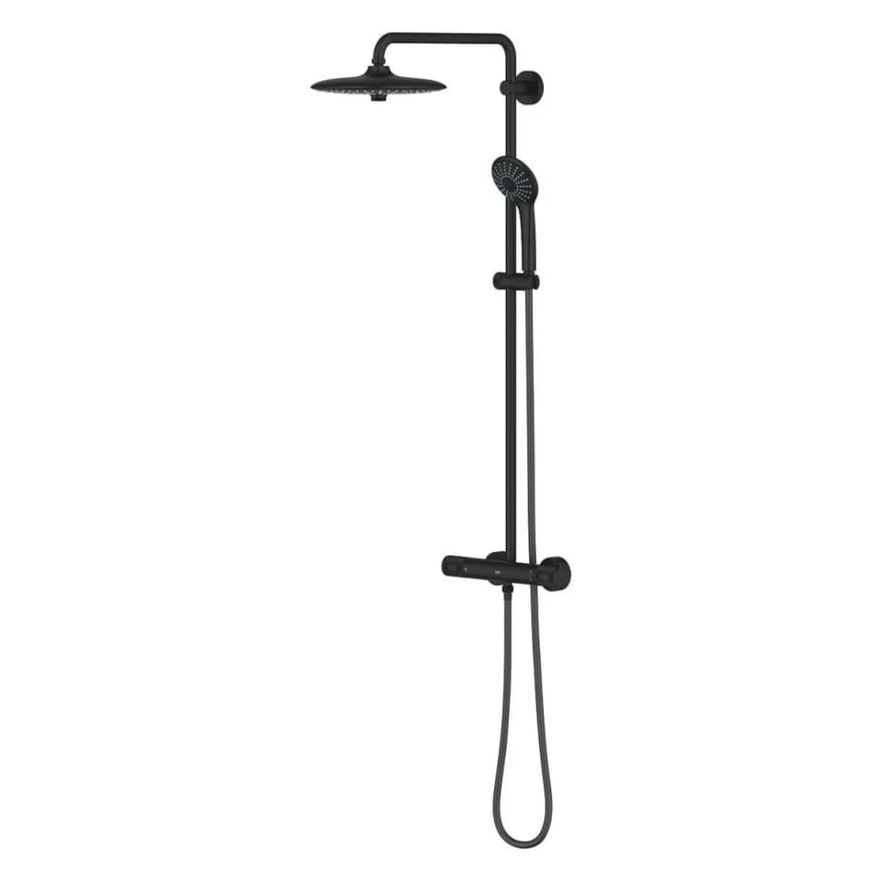 Душевая система с термостатом для душа, черный Grohe Euphoria 260 27615KF2