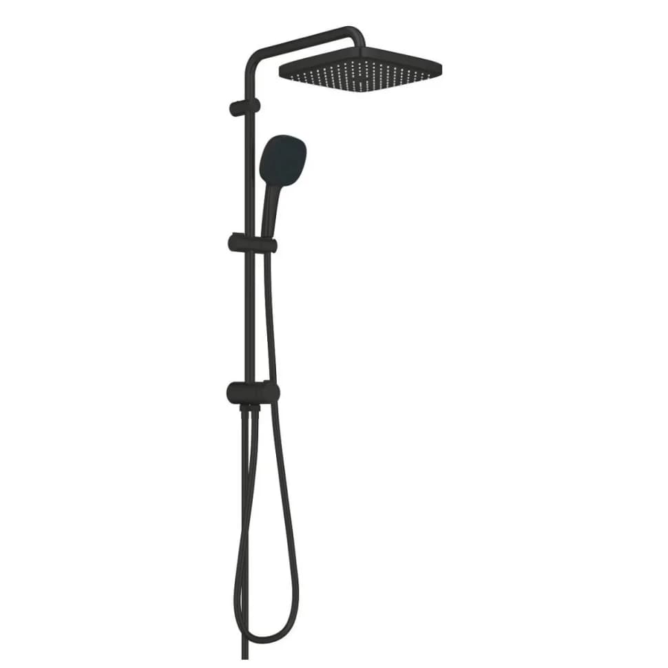 Душевая система с переключателем, без смесителя, черный Grohe Tempesta 250 Cube 269762431